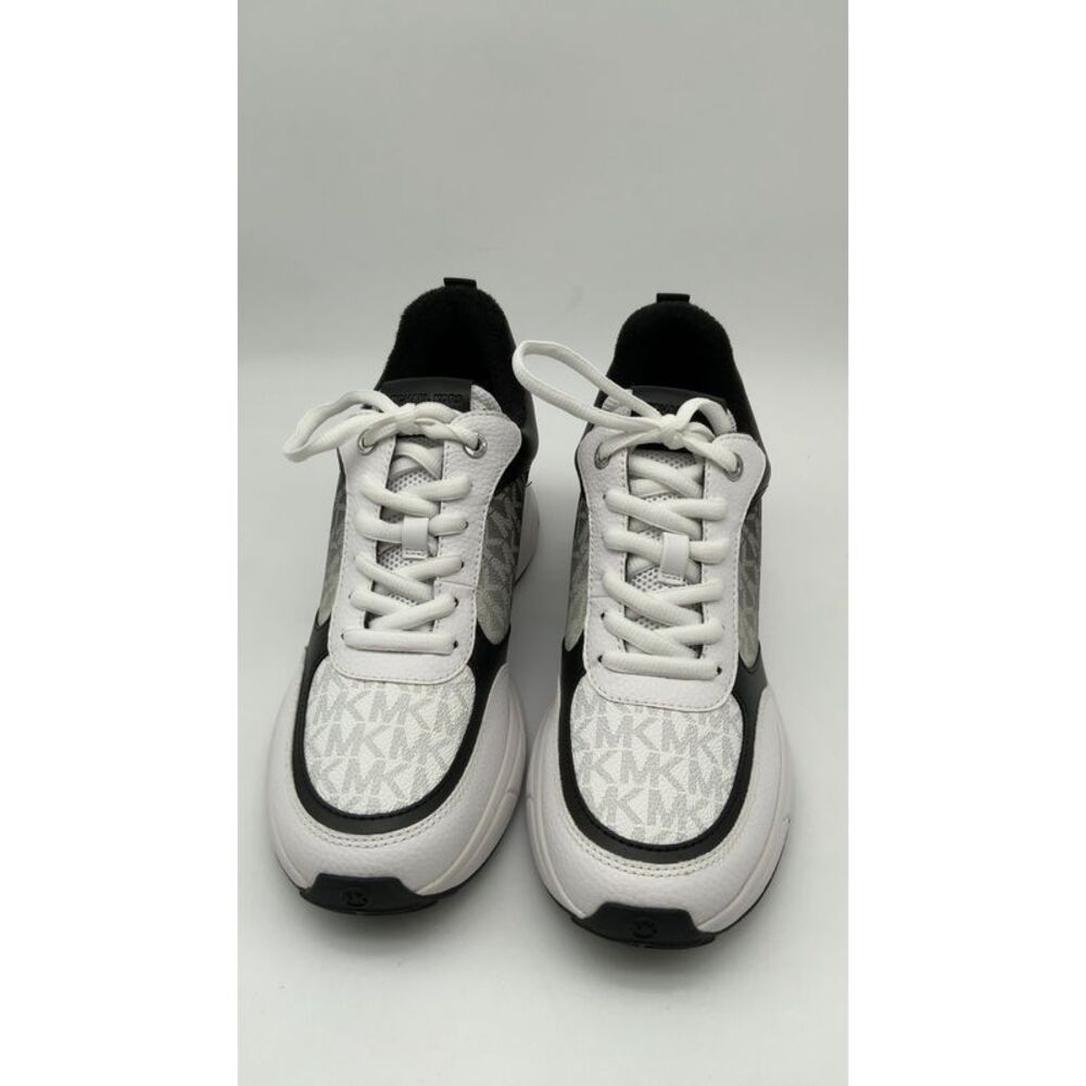 Michael Kors White and Black wedge Women's Sneakers